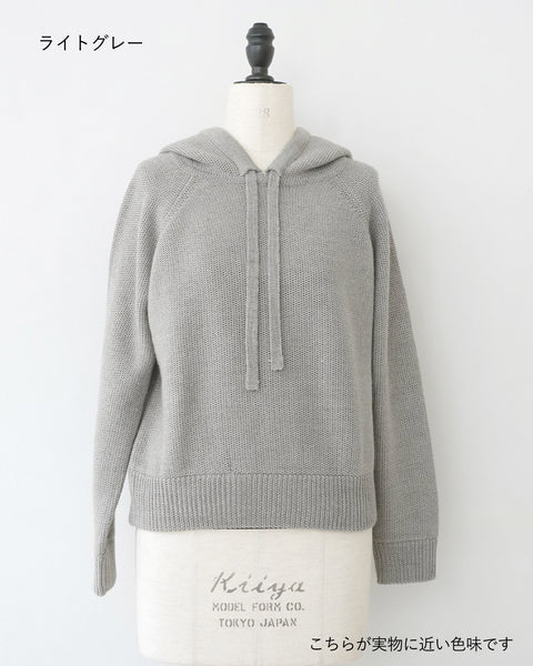 画像をギャラリービューアに読み込む, コンパクトニットフーディ【553】