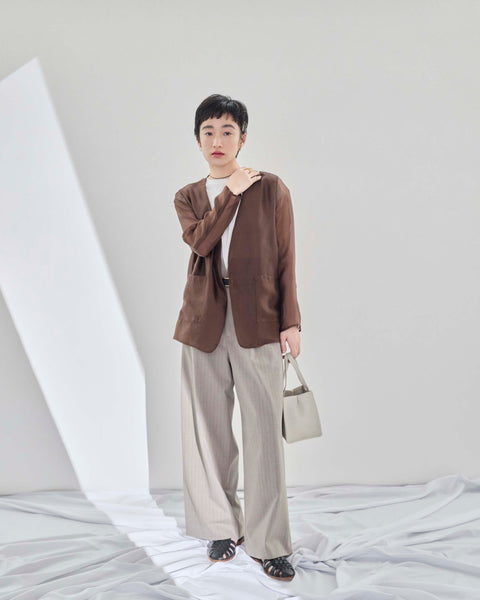 画像をギャラリービューアに読み込む, 小柄/低身長/低身長羽織/低身長ジャケット/シアージャケット/低身長シアージャケット/低身長コーディネート/ジャケット