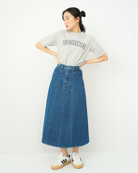 画像をギャラリービューアに読み込む, 低身長スカート/小柄スカート/低身長スカート/お直しいらず/低身長用/小柄用/低身長用ボトム/デニムスカート/小柄デニムスカート/低身長デニムスカート