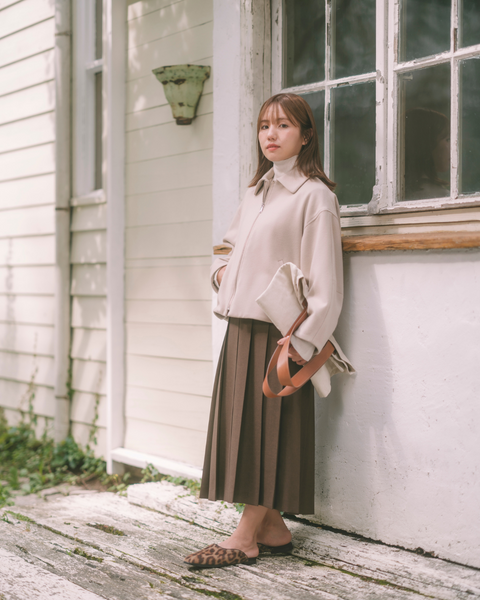 画像をギャラリービューアに読み込む, 低身長スカート/小柄スカート/低身長プリーツスカート/プリーツスカート/お直しいらず/低身長用/小柄用/低身長用ボトム