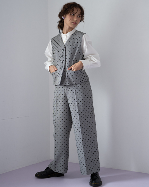 画像をギャラリービューアに読み込む, 低身長パンツ/低身長用ボトム/ボトム/チェックパンツ/小柄用/XSサイズ/SSサイズ/147㎝/低身長ブランド/低身長花柄パンツ/花柄パンツ/小柄セットアップ