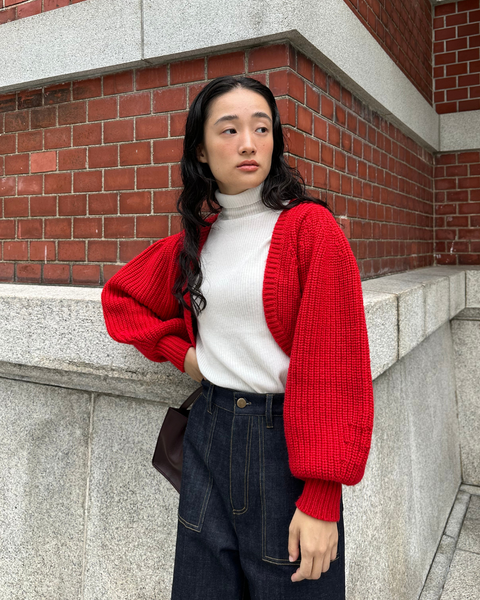 画像をギャラリービューアに読み込む, 低身長/小柄用/小柄用ボレロ/ニットボレロ/低身長必見/小柄用羽織り/韓国/羽織り/ボレロ