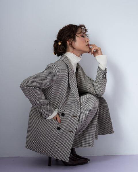 画像をギャラリービューアに読み込む, ピークドラペルジャケット(セットアップ可能)【624】