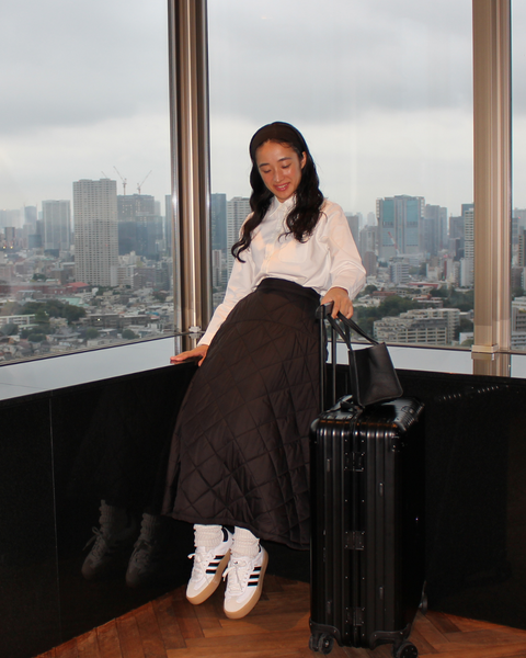 画像をギャラリービューアに読み込む, キルティングフレアスカート【569】