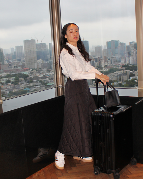 画像をギャラリービューアに読み込む, キルティングフレアスカート【569】