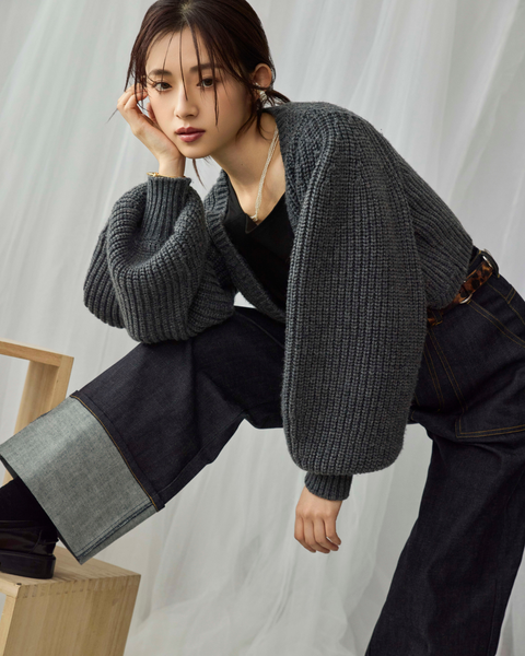 画像をギャラリービューアに読み込む, 低身長/小柄用/小柄用ボレロ/ニットボレロ/低身長必見/小柄用羽織り/韓国/羽織り/ボレロ/低身長パンツ/低身長用ボトム/ボトム/デニムパンツ/小柄用/XSサイズ/SSサイズ/147㎝/低身長ブランド/低身長デニムパンツ/韓国風/小柄韓国/デニム/ロールアップデニム