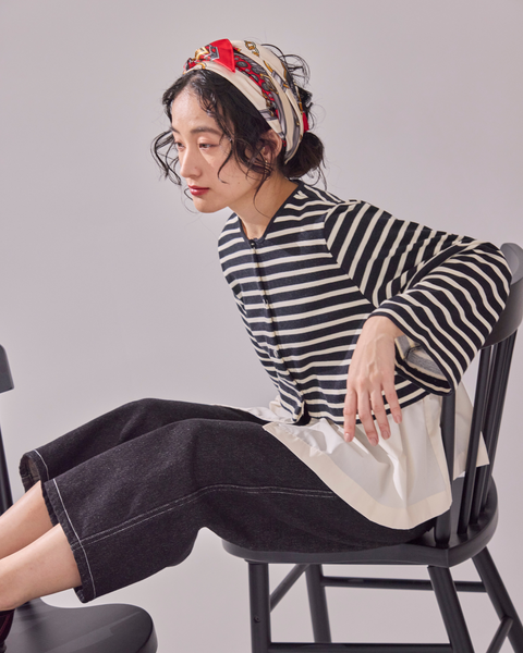 画像をギャラリービューアに読み込む, 低身長用トップス/小柄用/低身長/小柄羽織/カーディガン/低身長ブランド/小柄ブランド/フリルカーディガン/小柄カーディガン/小柄トップス/デザイントップス/韓国