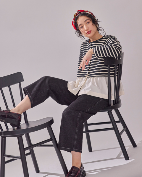 画像をギャラリービューアに読み込む, 低身長用トップス/小柄用/低身長/小柄羽織/カーディガン/低身長ブランド/小柄ブランド/フリルカーディガン/小柄カーディガン/小柄トップス/デザイントップス/韓国