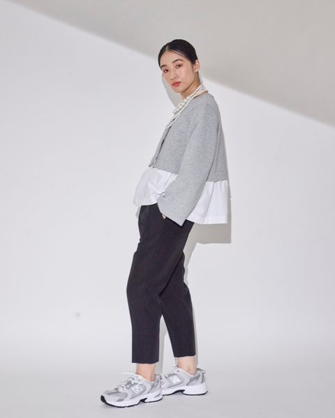 画像をギャラリービューアに読み込む, 低身長用トップス/小柄用/低身長/小柄羽織/カーディガン/低身長ブランド/小柄ブランド/フリルカーディガン/小柄カーディガン/小柄トップス/デザイントップス/韓国