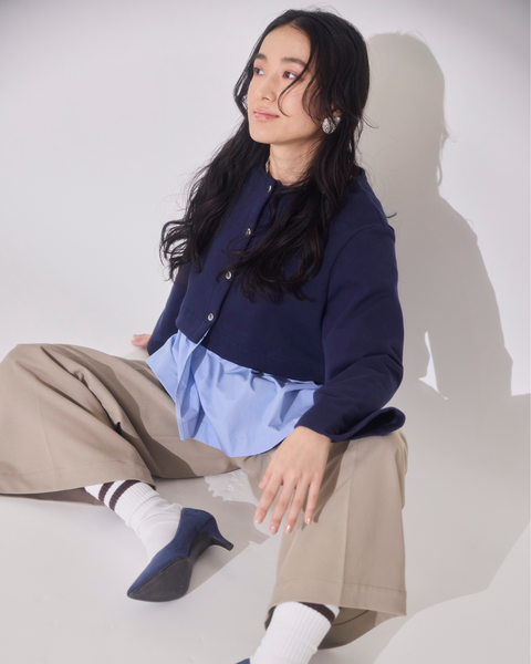 画像をギャラリービューアに読み込む, 低身長用トップス/小柄用/低身長/小柄羽織/カーディガン/低身長ブランド/小柄ブランド/フリルカーディガン/小柄カーディガン/小柄トップス/デザイントップス/韓国