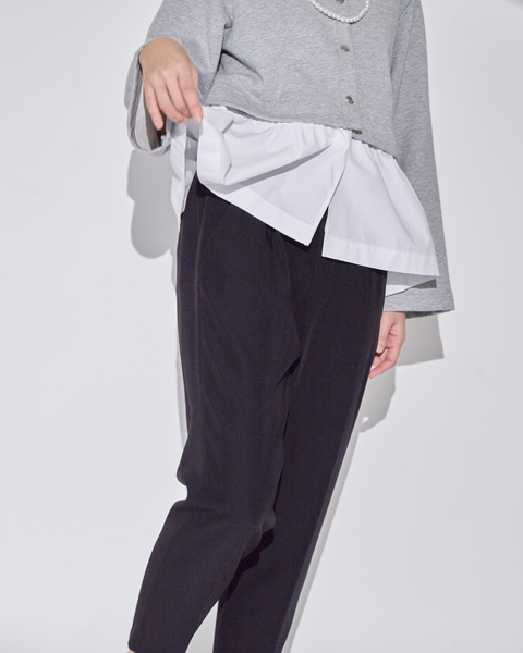 画像をギャラリービューアに読み込む, 低身長パンツ/低身長用ボトム/ボトム/パンツ/小柄用/XSサイズ/SSサイズ/147㎝/低身長ブランド/テーパードパンツ/小柄テーパードパンツ/綺麗パンツ/小柄綺麗めパンツ