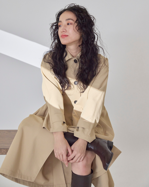 画像をギャラリービューアに読み込む, 低身長向けアウター/低身長向けコート/小柄アウター/小柄コート/アウター/コート/低身長/2025S/小柄スプリングコート/スプリングコート/トレンチコート/春コート/小柄春コート/低身長ブランド/小柄ブランド