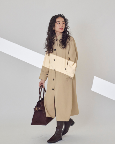 画像をギャラリービューアに読み込む, 低身長向けアウター/低身長向けコート/小柄アウター/小柄コート/アウター/コート/低身長/2025S/小柄スプリングコート/スプリングコート/トレンチコート/春コート/小柄春コート/低身長ブランド/小柄ブランド