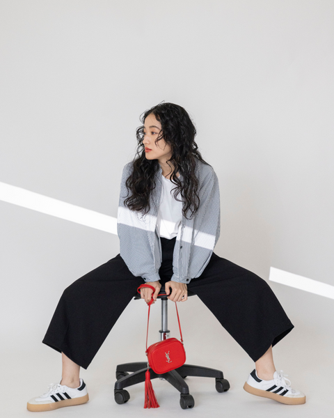 画像をギャラリービューアに読み込む, 低身長パンツ/小柄パンツ/低身長用ボトム/低身長用/韓国系/韓国風/低身長コーディネート/小柄コーデ/パンツコーデ