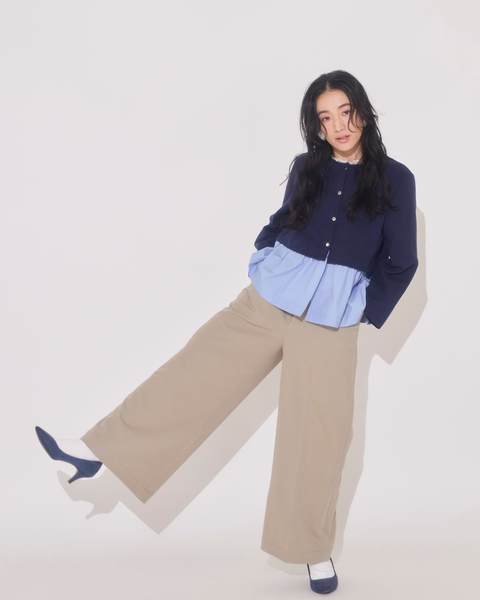 画像をギャラリービューアに読み込む, 低身長パンツ/小柄パンツ/低身長用ボトム/低身長用/韓国系/韓国風/低身長コーディネート/小柄コーデ/パンツコーデ