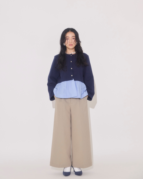 画像をギャラリービューアに読み込む, 低身長パンツ/小柄パンツ/低身長用ボトム/低身長用/韓国系/韓国風/低身長コーディネート/小柄コーデ/パンツコーデ