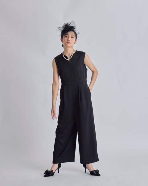 画像をギャラリービューアに読み込む, 低身長向けてワンピース/低身長向けオケージョン/小柄オールインワン/オケージョン/低身長/2025S/小柄セレモニー/セレモニー/低身長ブランド/小柄ブランド/オールインワン/スーツ/小柄スーツ/小柄お出掛け服/セレモニー服/セットアップ/小柄セットアップ