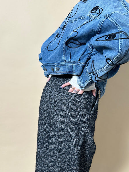 画像をギャラリービューアに読み込む, 低身長パンツ/小柄パンツ/低身長用ボトム/低身長用/韓国系/韓国風/低身長コーディネート/小柄コーデ