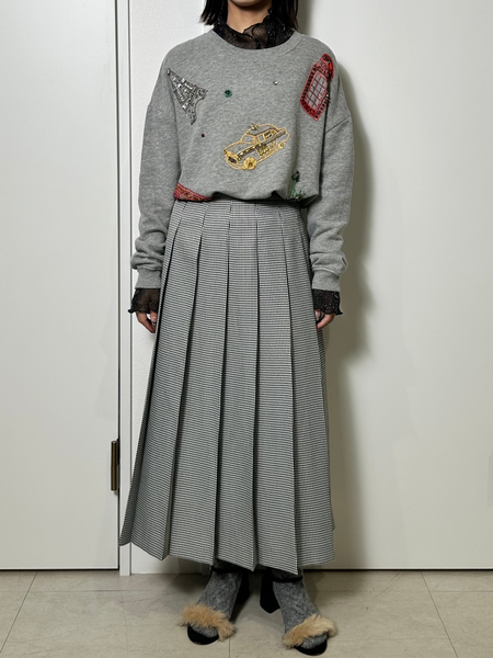 画像をギャラリービューアに読み込む, ロングプリーツスカート【548】