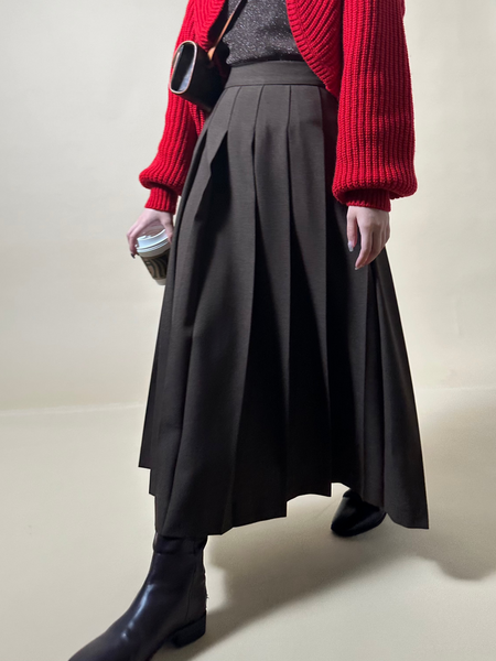 画像をギャラリービューアに読み込む, ロングプリーツスカート【548】