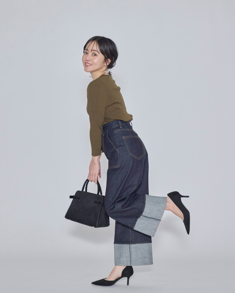 画像をギャラリービューアに読み込む, 低身長パンツ/低身長用ボトム/ボトム/デニムパンツ/小柄用/XSサイズ/SSサイズ/147㎝/低身長ブランド/低身長デニムパンツ/韓国風/小柄韓国/デニム/ロールアップデニム/低身長/小柄/小柄デニム