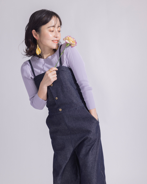 画像をギャラリービューアに読み込む, 低身長用TOPS/トップス/リブニット/小柄ブランド/低身長ブランド/小柄用トップス/ニット/小柄/Sサイズ/SSサイズ/コーディネート/小柄用ニット