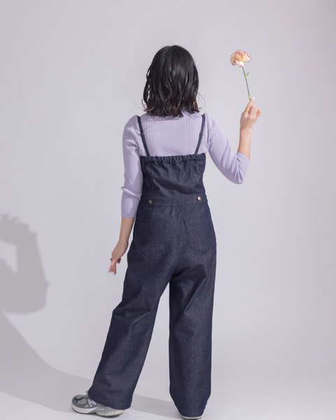 画像をギャラリービューアに読み込む, 低身長用TOPS/トップス/リブニット/小柄ブランド/低身長ブランド/小柄用トップス/ニット/小柄/Sサイズ/SSサイズ/コーディネート/小柄用ニット/デニム