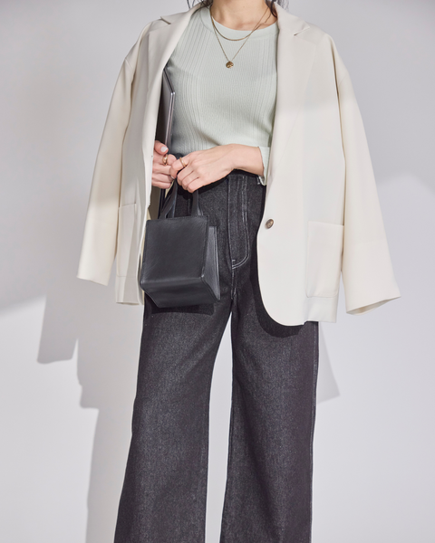 画像をギャラリービューアに読み込む, 低身長用TOPS/トップス/リブニット/小柄ブランド/低身長ブランド/小柄用トップス/ニット/小柄/Sサイズ/SSサイズ/コーディネート/小柄用ニット