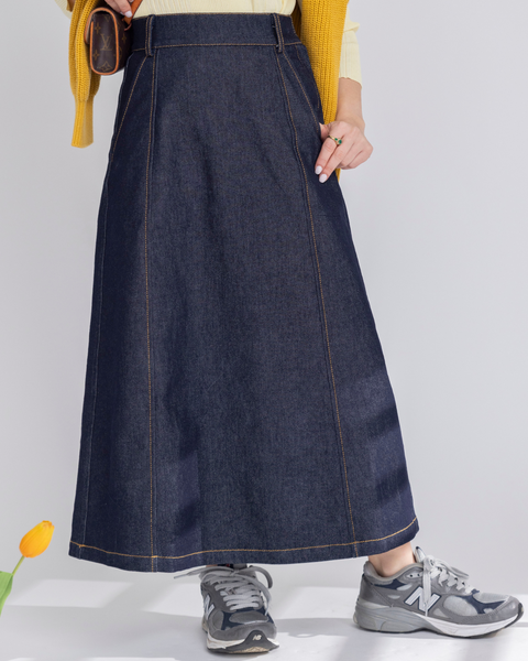 画像をギャラリービューアに読み込む, 低身長スカート/小柄スカート/低身長スカート/お直しいらず/低身長用/小柄用/低身長用ボトム/デニムスカート/小柄デニムスカート/低身長デニムスカート