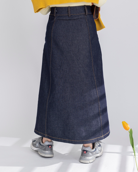 画像をギャラリービューアに読み込む, 低身長スカート/小柄スカート/低身長スカート/お直しいらず/低身長用/小柄用/低身長用ボトム/デニムスカート/小柄デニムスカート/低身長デニムスカート