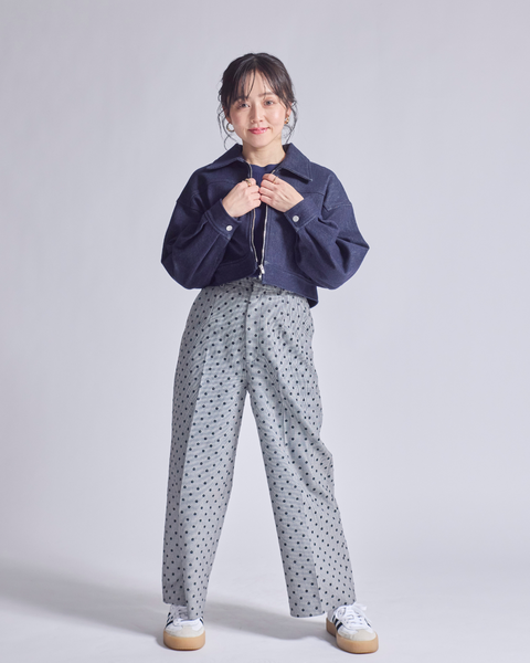 画像をギャラリービューアに読み込む, 低身長ジャケット/小柄ジャケット/低身長アウター/お直しいらず/低身長用/小柄用/低身長用羽織/デニム/小柄デニム/低身長デニム/デニムジャケット/小柄デニムジャケット