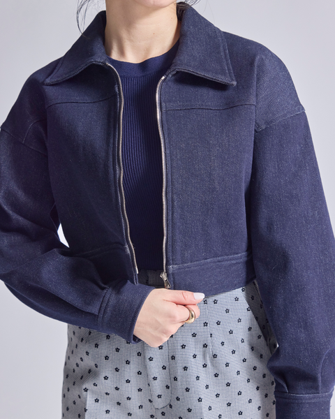 画像をギャラリービューアに読み込む, 低身長ジャケット/小柄ジャケット/低身長アウター/お直しいらず/低身長用/小柄用/低身長用羽織/デニム/小柄デニム/低身長デニム/デニムジャケット/小柄デニムジャケット