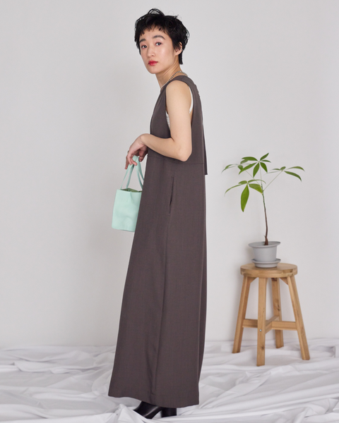 画像をギャラリービューアに読み込む, 低身長サロペット/小柄サロペット/低身長オールインワン/オールインワン/小柄/低身長/低身長ブランド/大人コーディネート/低身長コーディネート