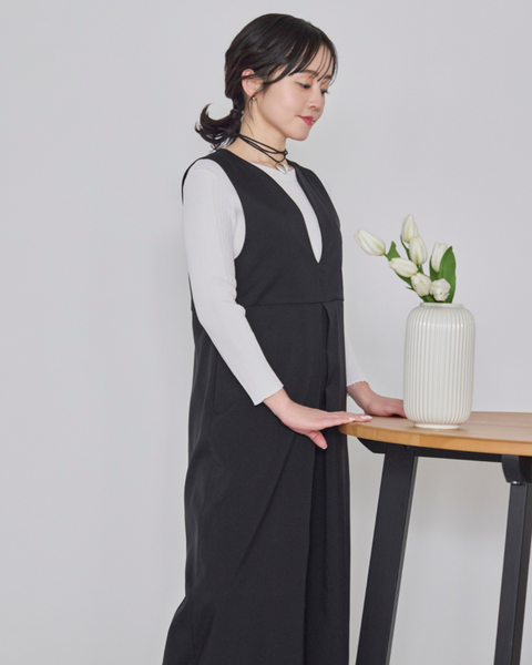 画像をギャラリービューアに読み込む, 低身長サロペット/小柄サロペット/低身長オールインワン/オールインワン/小柄/低身長/低身長ブランド/大人コーディネート/低身長コーディネート