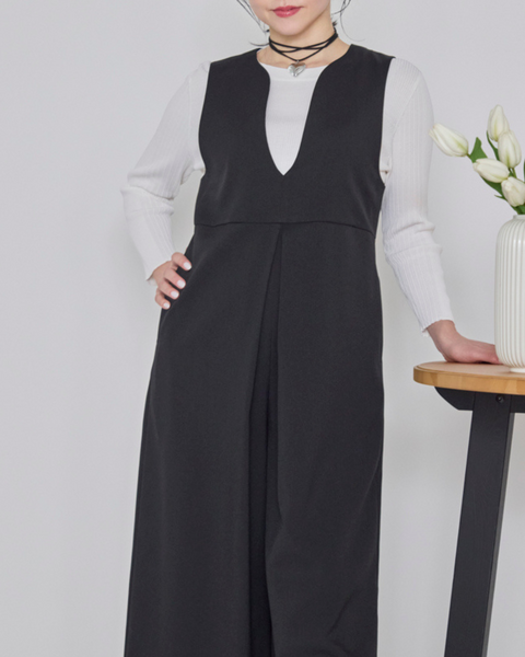 画像をギャラリービューアに読み込む, 低身長サロペット/小柄サロペット/低身長オールインワン/オールインワン/小柄/低身長/低身長ブランド/大人コーディネート/低身長コーディネート