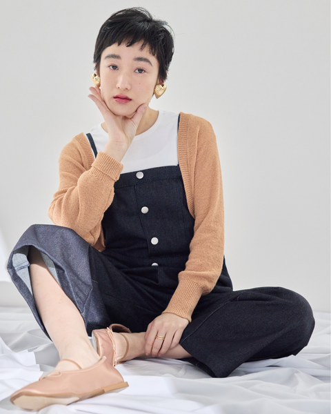 画像をギャラリービューアに読み込む, 低身長/小柄用/小柄用ボレロ/ニットボレロ/低身長必見/小柄用羽織り