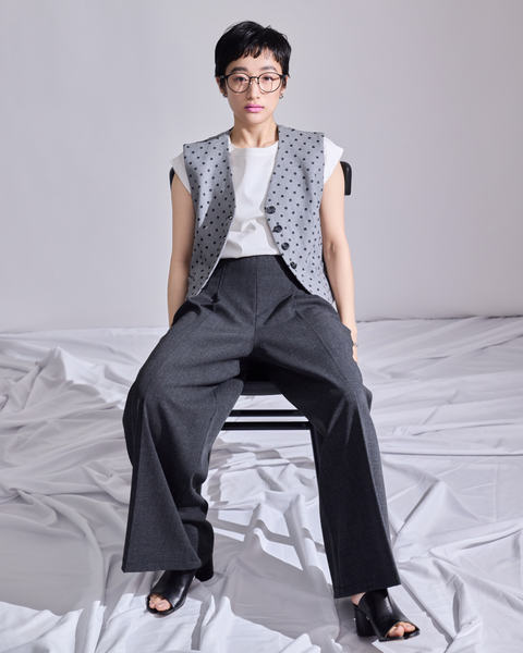 画像をギャラリービューアに読み込む, 低身長パンツ/小柄パンツ/低身長用ボトム/低身長用/韓国系/韓国風/低身長コーディネート/小柄コーデ/パンツコーデ