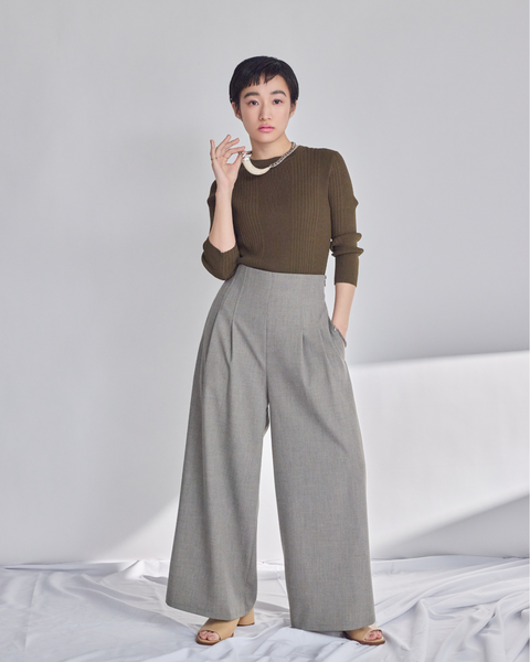 画像をギャラリービューアに読み込む, 低身長パンツ/小柄パンツ/低身長用ボトム/低身長用/韓国系/韓国風/低身長コーディネート/小柄コーデ/パンツコーデ