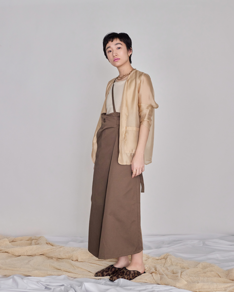 画像をギャラリービューアに読み込む, 低身長スカート/小柄スカート/低身長スカート/お直しいらず/低身長用/小柄用/低身長用ボトム/ワンショルダースカート/小柄用スカート/低身長コーデ/韓国