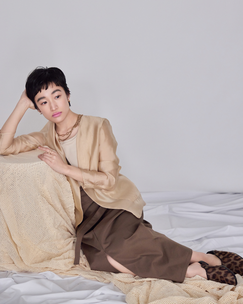 画像をギャラリービューアに読み込む, 低身長スカート/小柄スカート/低身長スカート/お直しいらず/低身長用/小柄用/低身長用ボトム/ワンショルダースカート/小柄用スカート/低身長コーデ/韓国