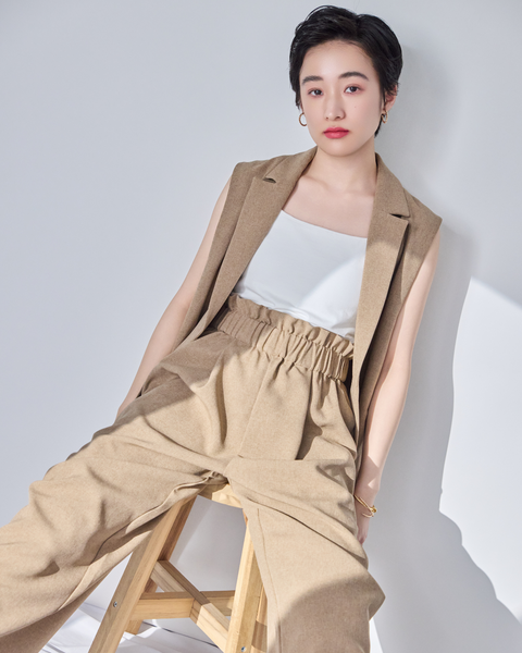 画像をギャラリービューアに読み込む, リネンライクセットアップ【764】