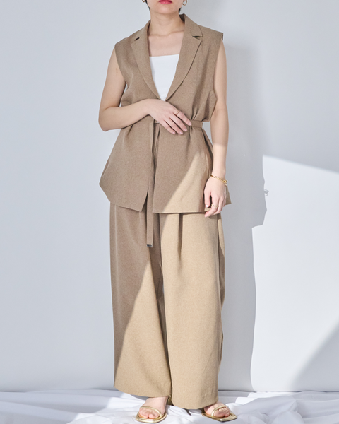 画像をギャラリービューアに読み込む, 小柄ブランド/小柄セットアップ/低身長ブランド/低身長セットアップ/セットアップ/リネンライクセットアップ