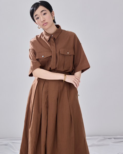 画像をギャラリービューアに読み込む, 小柄ブランド/低身長ブランド/低身長/小柄/小柄リネンシャツ/リネンシャツ/リネンパンツ/低身長リネンパンツ/低身長セットアップ/セットアップ/小柄パンツ/低身長ボトムス