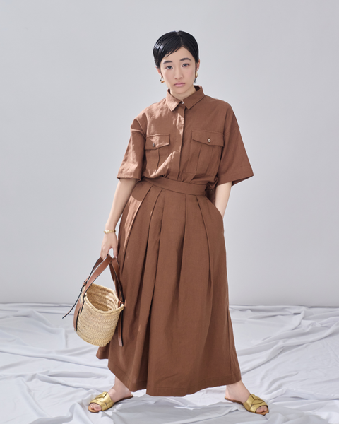 画像をギャラリービューアに読み込む, 小柄ブランド/低身長ブランド/低身長/小柄/小柄リネンシャツ/リネンシャツ/リネンパンツ/低身長リネンパンツ/低身長セットアップ/セットアップ/小柄パンツ/低身長ボトムス