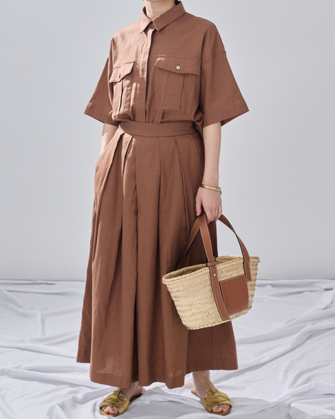 画像をギャラリービューアに読み込む, 小柄ブランド/低身長ブランド/低身長/小柄/小柄リネンシャツ/リネンシャツ/リネンパンツ/低身長リネンパンツ/低身長セットアップ/セットアップ/小柄パンツ/低身長ボトムス