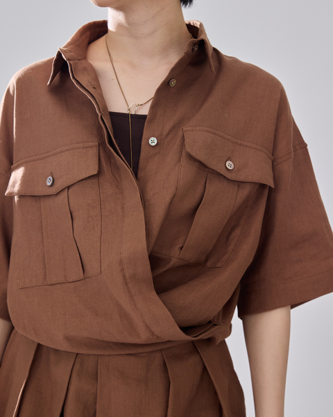 画像をギャラリービューアに読み込む, 小柄ブランド/低身長ブランド/低身長/小柄/小柄リネンシャツ/リネンシャツ/リネンパンツ/低身長リネンパンツ/低身長セットアップ/セットアップ/小柄パンツ/低身長ボトムス