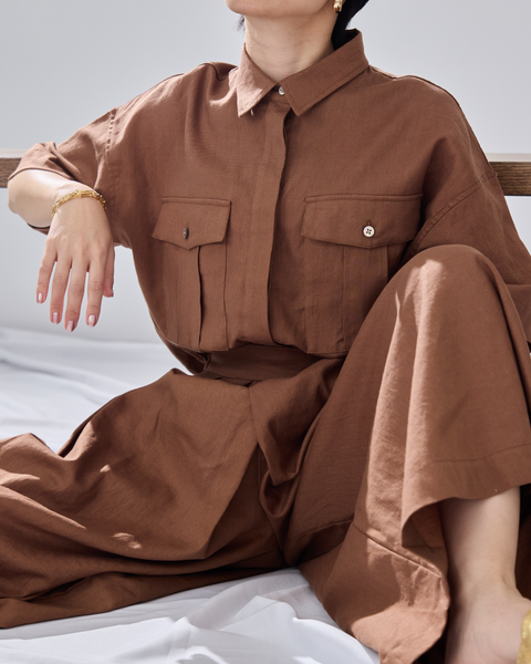 画像をギャラリービューアに読み込む, 小柄ブランド/低身長ブランド/低身長/小柄/小柄リネンシャツ/リネンシャツ/リネンパンツ/低身長リネンパンツ/低身長セットアップ/セットアップ/小柄パンツ/低身長ボトムス