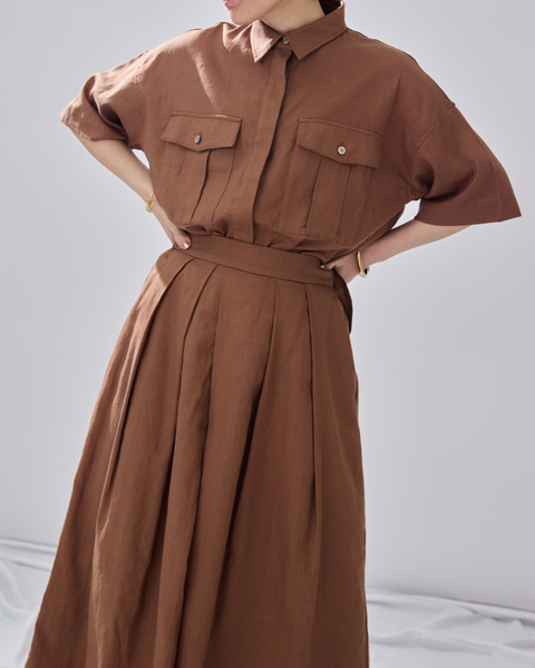 画像をギャラリービューアに読み込む, 小柄ブランド/低身長ブランド/低身長/小柄/小柄リネンシャツ/リネンシャツ/リネンパンツ/低身長リネンパンツ/低身長セットアップ/セットアップ/小柄パンツ/低身長ボトムス