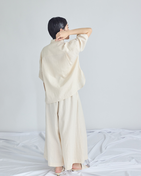 画像をギャラリービューアに読み込む, 小柄ブランド/低身長ブランド/低身長/小柄/小柄リネンシャツ/リネンシャツ/リネンパンツ/低身長リネンパンツ/低身長セットアップ/セットアップ/小柄パンツ/低身長ボトムス