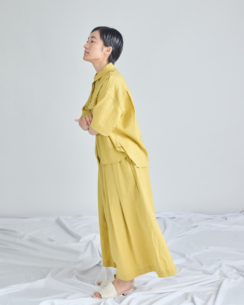 画像をギャラリービューアに読み込む, 小柄ブランド/低身長ブランド/低身長/小柄/小柄リネンシャツ/リネンシャツ/リネンパンツ/低身長リネンパンツ/低身長セットアップ/セットアップ/小柄パンツ/低身長ボトムス